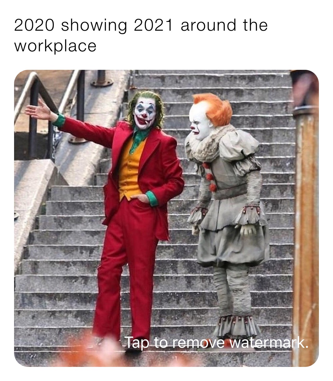 2020 showing 2021 around the workplace