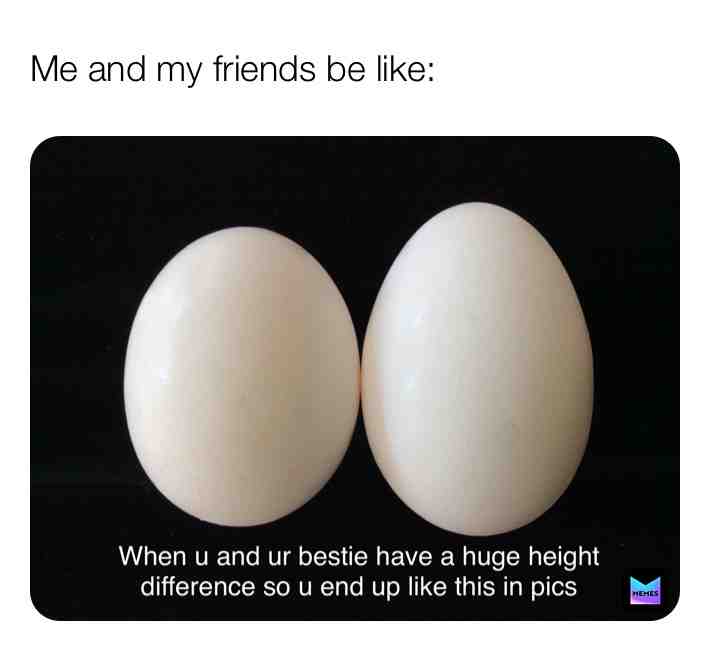 This one hits deep man (credits: friend) #eggs #friends #height
