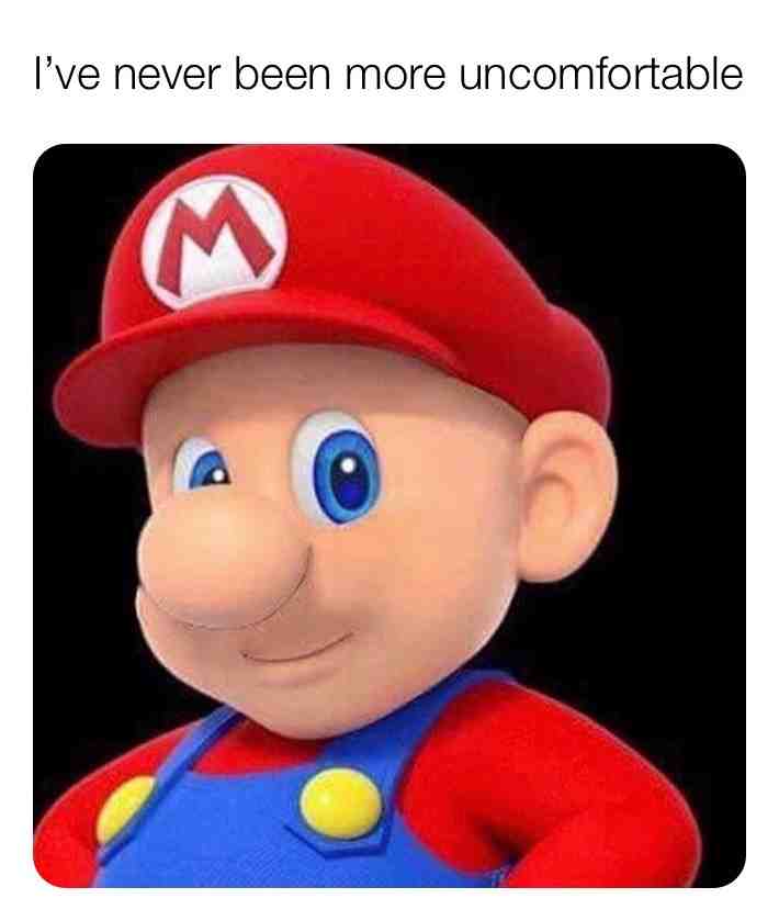 Omg this really is disturbing lol \ud83d\ude02
#mario @memes