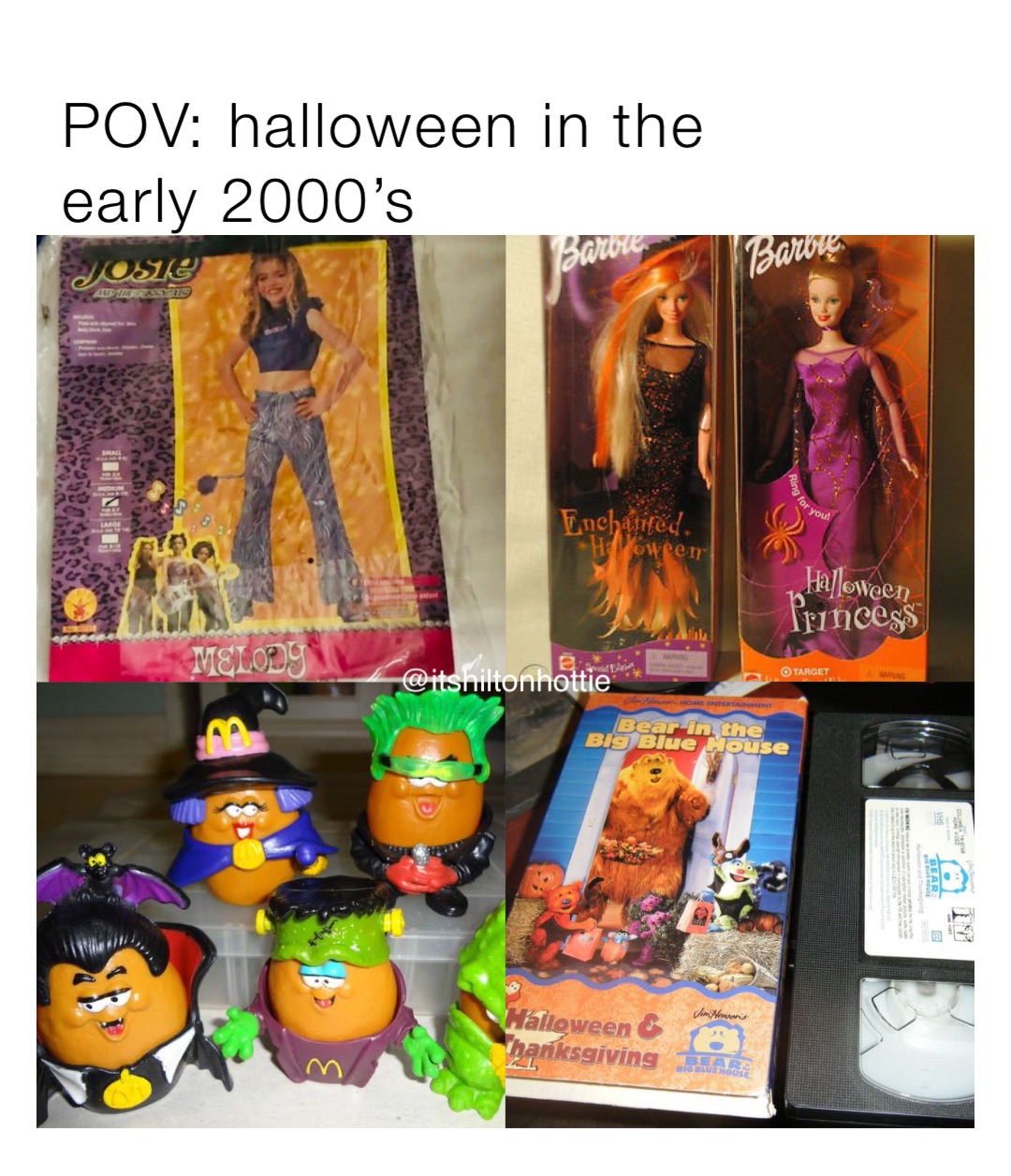 POV: halloween in the early 2000’s @itshiltonhottie