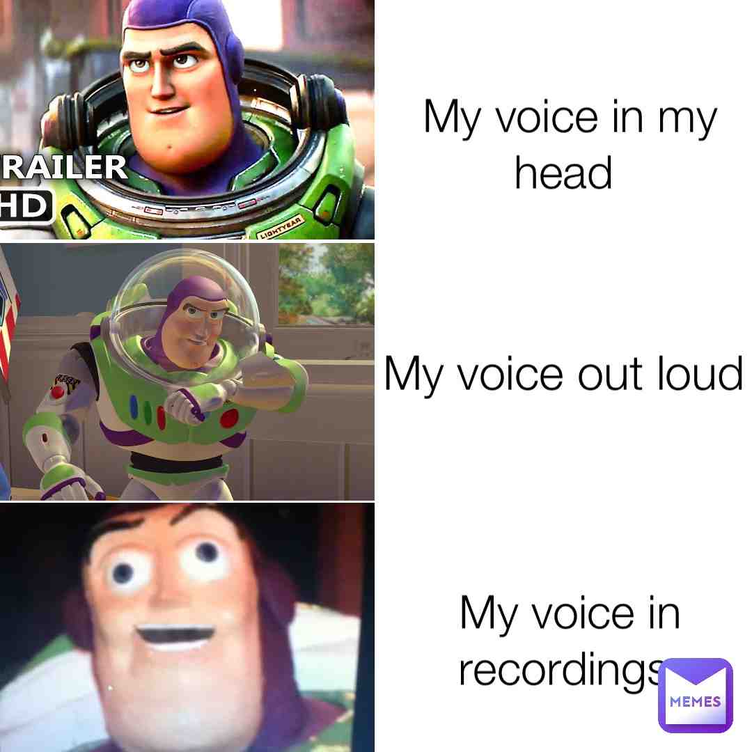 Voices #voice #toystory #buzzlightyear #funny #memes