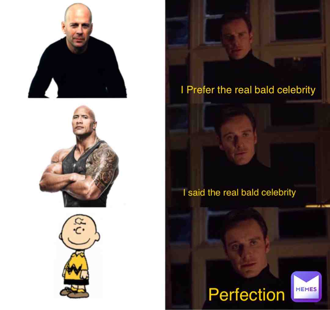#perfection #brucewillis #dwaynejohnson #charliebrown #funny #memes