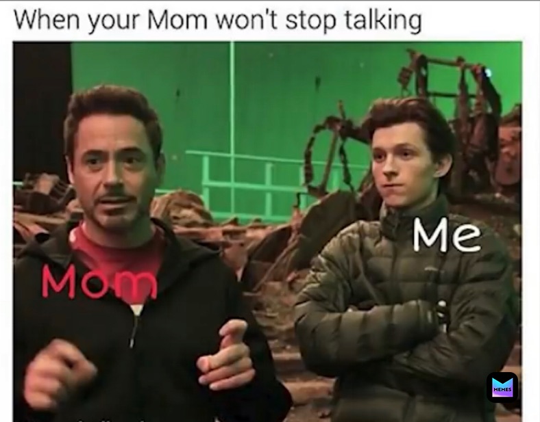 Everyone knows That ππ #marvel #tomholland #rdj #endgame #talking #mom