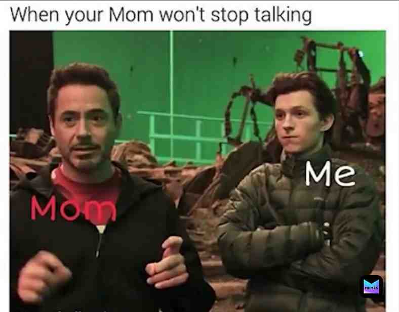 Everyone knows That 😂😂 #marvel  #tomholland  #rdj  #endgame  #talking  #mom
