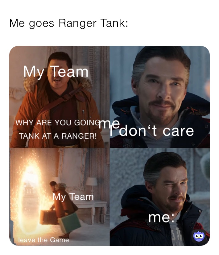 Me goes Ranger Tank: