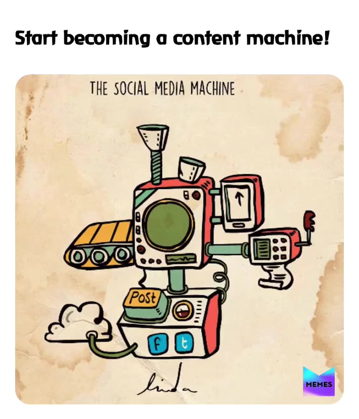 Start becoming a content machine! Don‘t make it complicated. Start publishing  about topics that are relevant for you!  #content  #Garyveechallenge