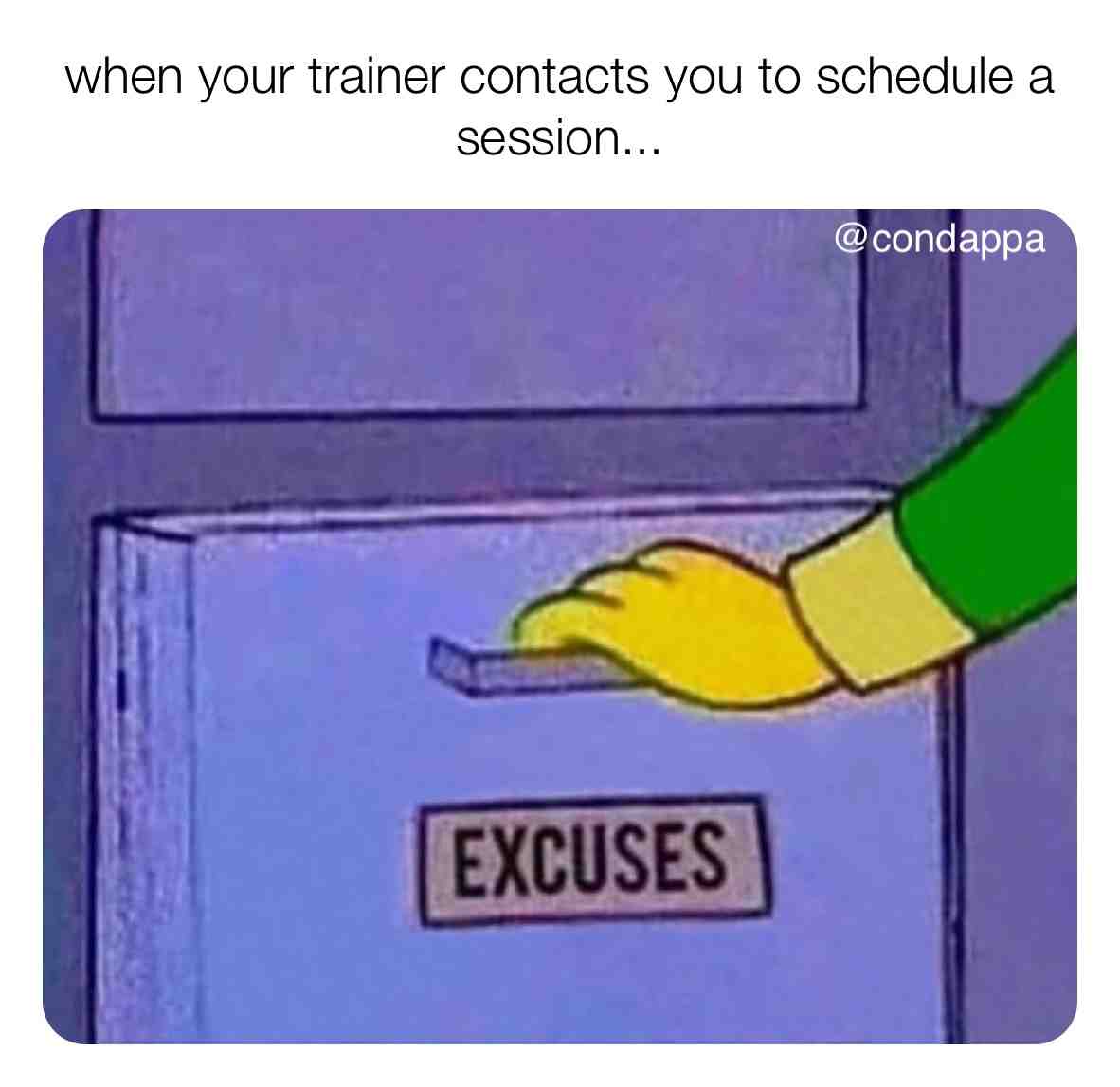 #memes #personaltrainer #trainer #fitness #fitlife #workoutnation #gym #fitness #weightloss #weightlosstransformation #fit #workout #crossfit #noexcuses #friday #friyay #flexfriday #lol #laugh