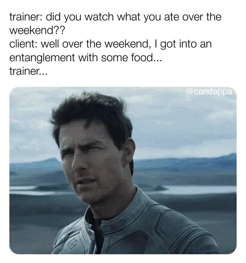#entanglement   #fitness ​ #gym ​ #fitlife  #workoutnation  #weightlosstransformation  #weightloss ​ #fit ​ #workout ​ #crossfit  #memes  #funny  #personaltrainer  #trainer