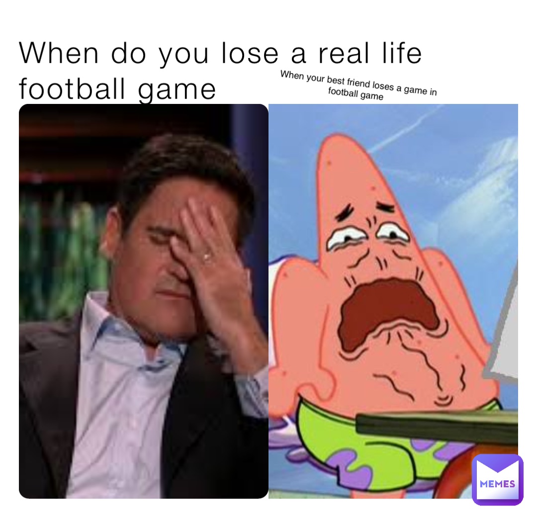 losing football meme