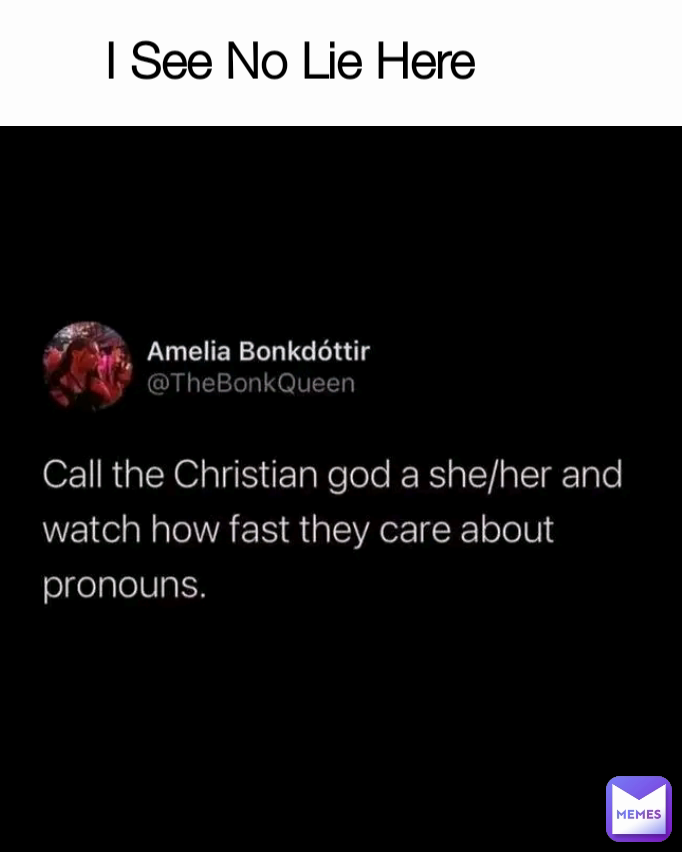 I See No Lie Here
