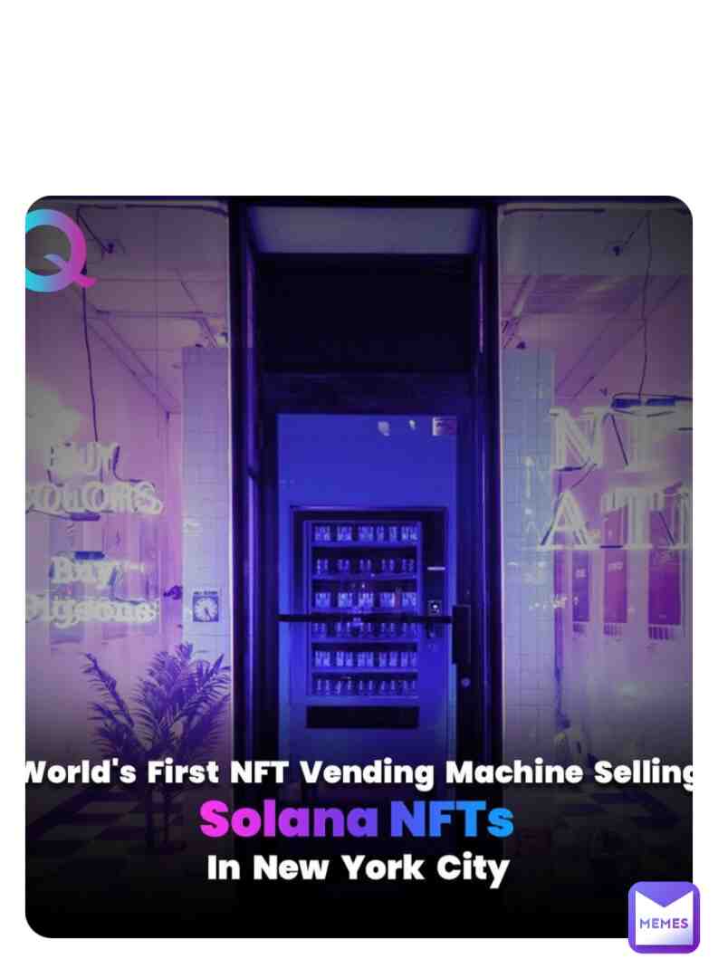 #Solana #NFTmarketplace Neon has launched a vending machine that dispenses #digitalcollectibles in New York's financial district and accepts fiat currency instead of #crypto. A @the_neon_gallery cofounder told Decrypt the company wanted to "demystify" the #NFT buying process. + H