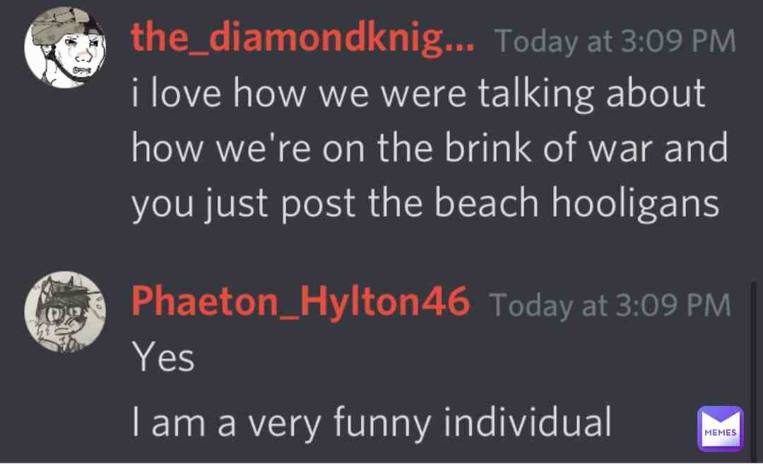 Another Discord Shenanigan