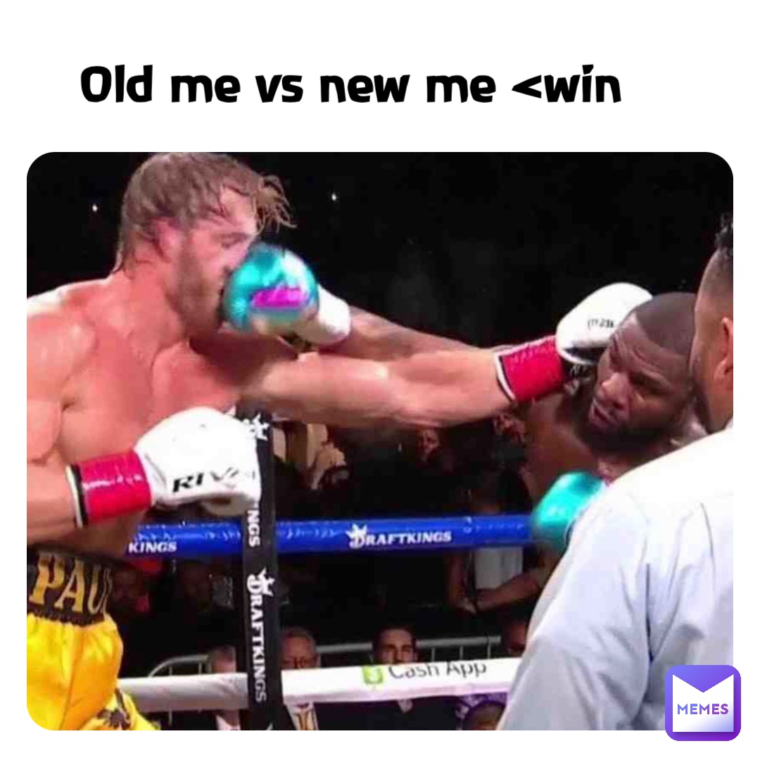 Double tap to edit Old me vs new me <win