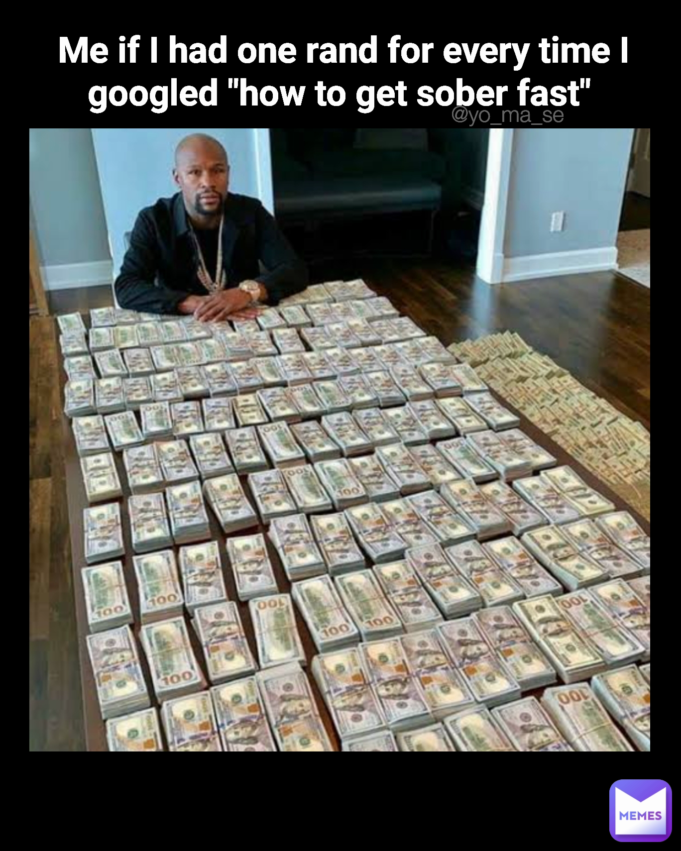 Me if I had one rand for every time I googled "how to get sober fast"  @yo_ma_se 