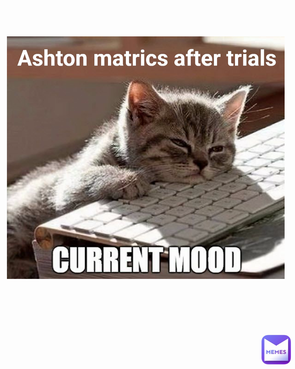 Ashton matrics after trials