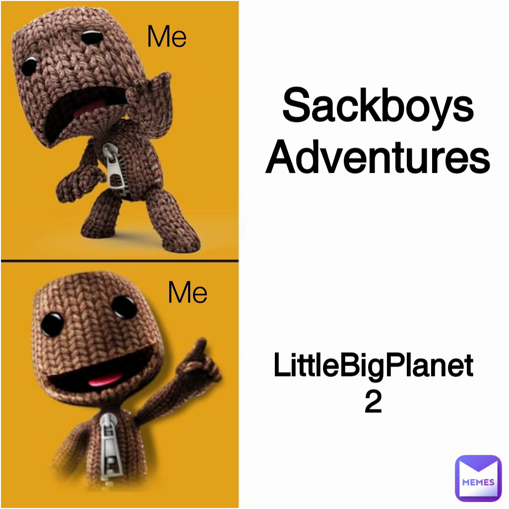 Me Sackboys Adventures Me LittleBigPlanet 2