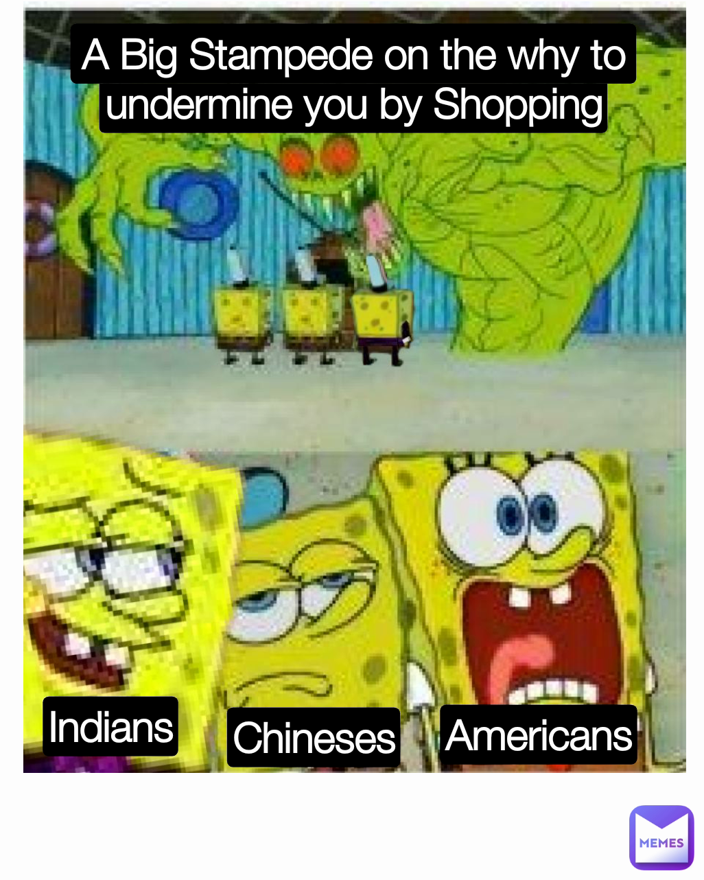 Chineses Americans A Big Stampede on the why to undermine you by Shopping Indians