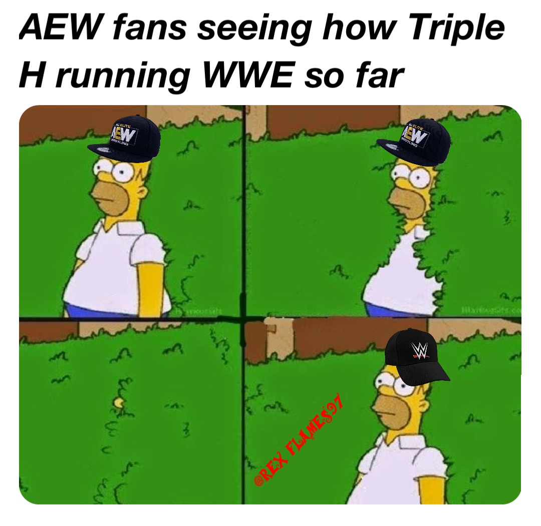 AEW fans seeing how Triple H running WWE so far