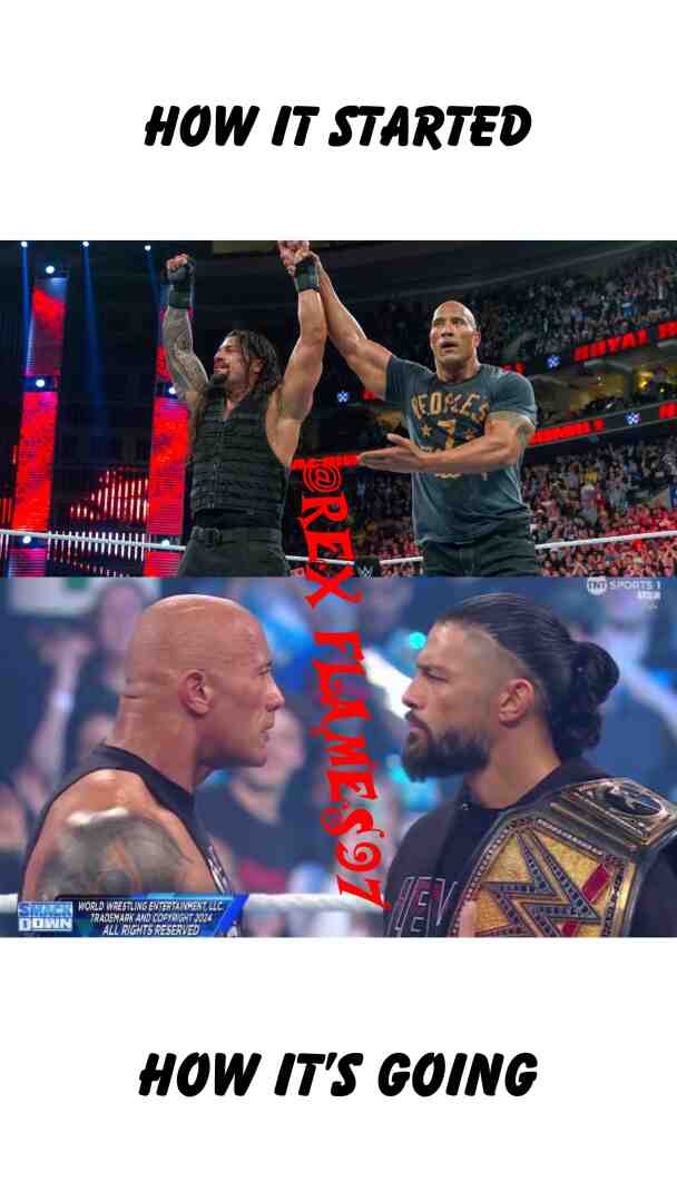 #wwe  #wrestling  #romanreigns  #therock