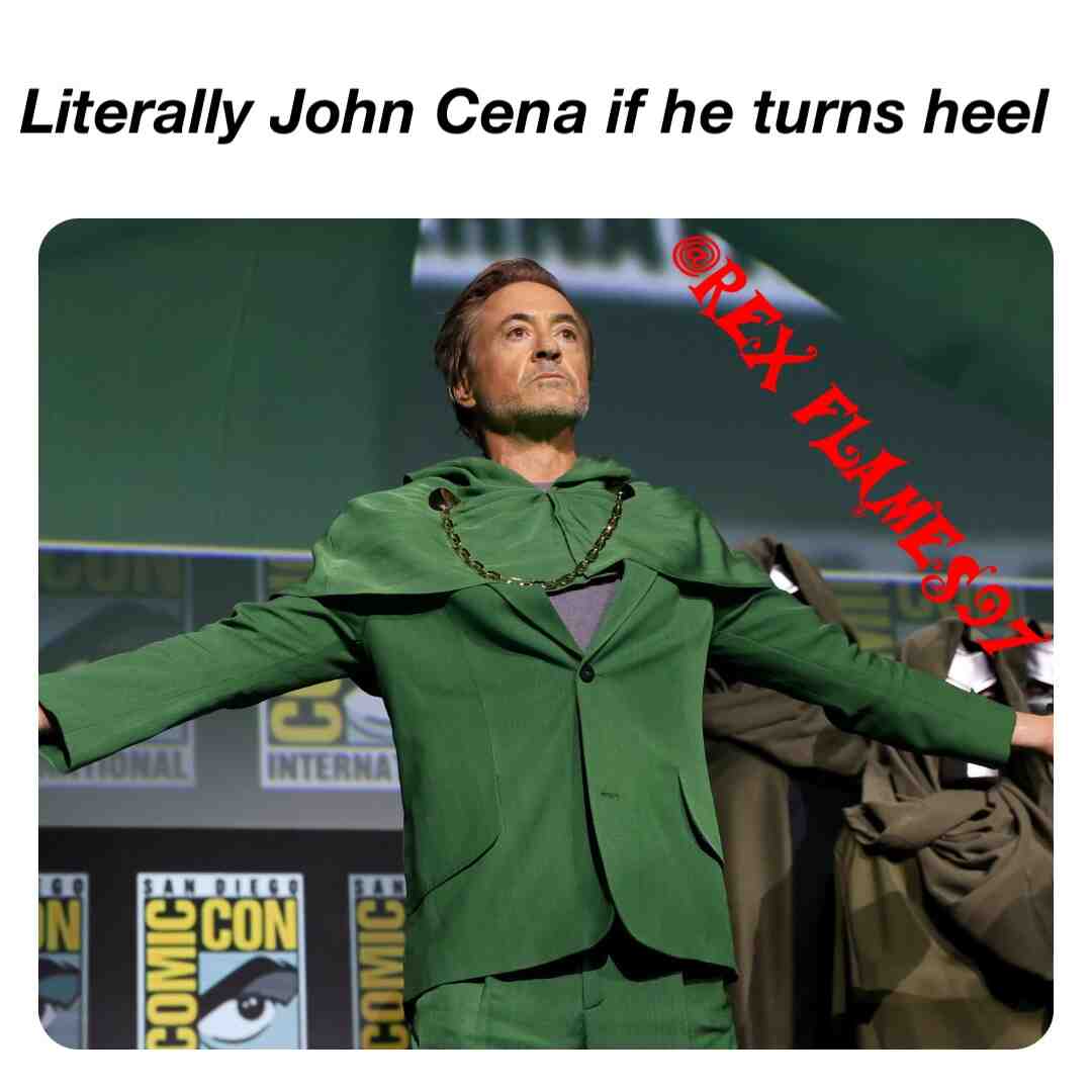 #wwe #wrestling #johncena #robertdowneyjr #drdoom #ironman