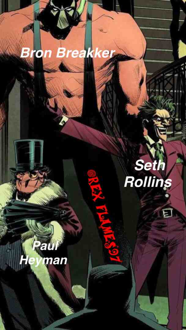#wwe #prowrestling #wrestling #batman #joker #thepenguin #bane
