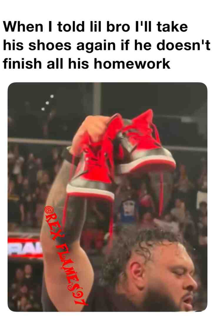 #wwe #bronsonreed #romanreigns #raw #prowrestling #sneakers #shoes