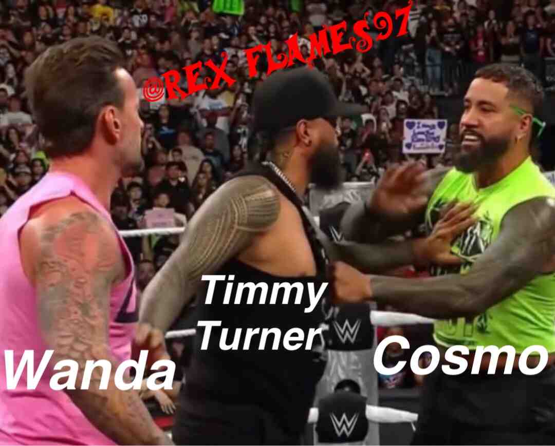 #wwe #prowrestling #raw #thefairlyoddparents #theusos #cmpunk #yeet #jimmyuso #jeyuso #timmyturner