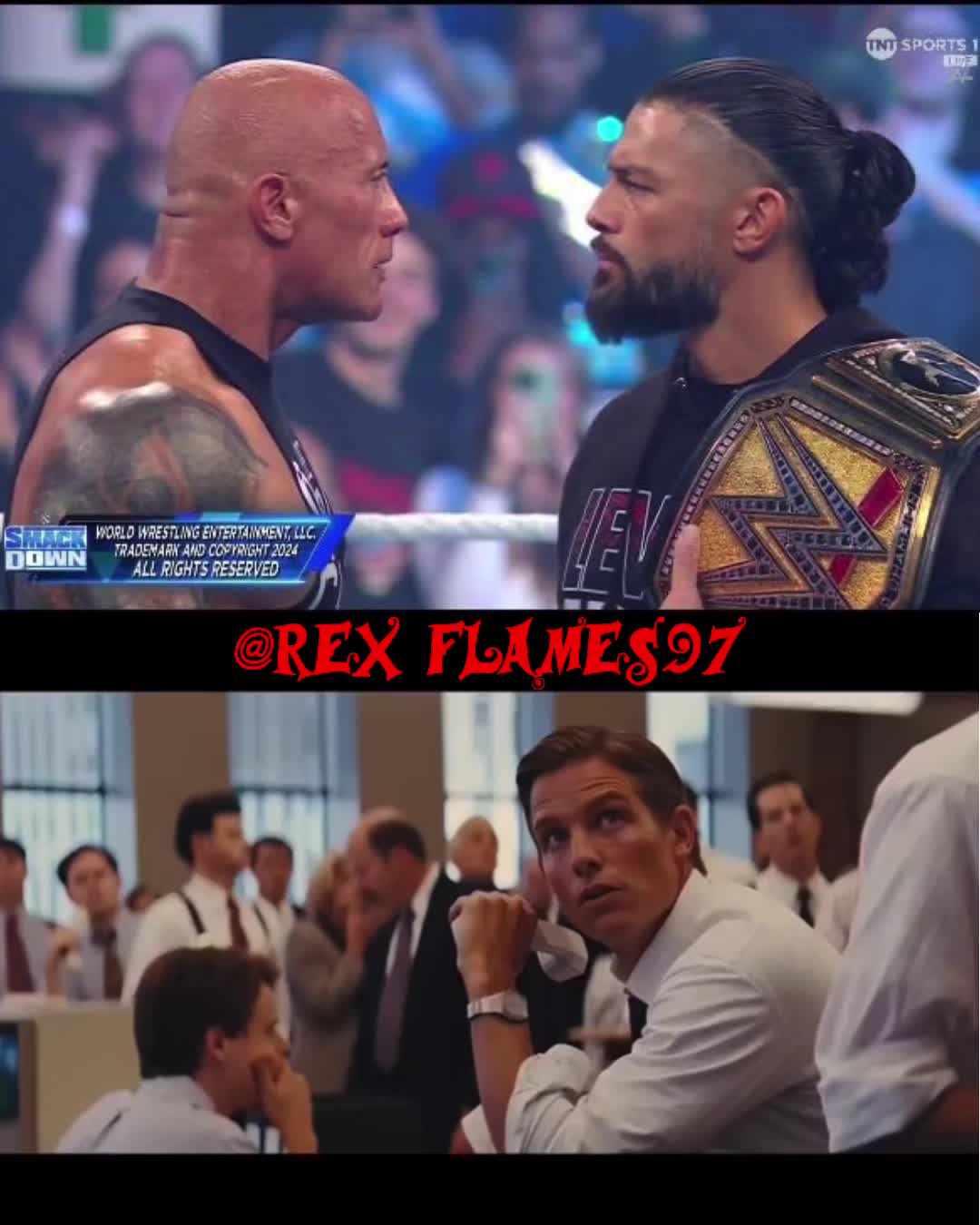 #wwe  #wrestling  #therock  #romanreigns