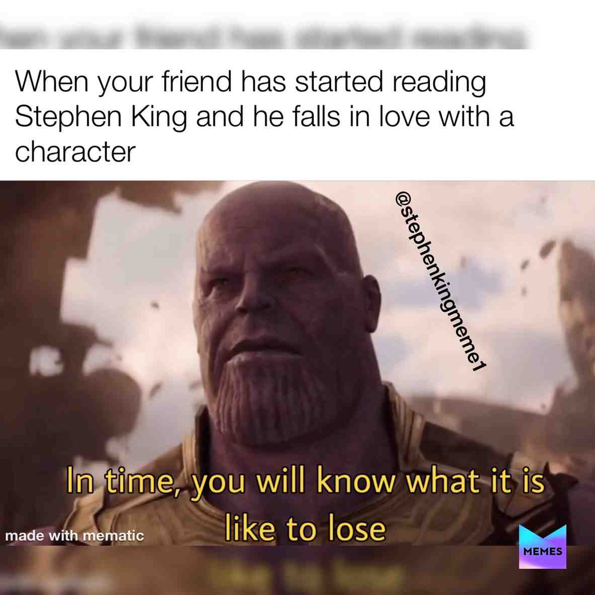 Poor guy
 #stephenking  #stephenkingfan  #stephenkingmemes  #it  #petsematary  #horror  #theshining  #horrormemes  #memes  #thelosersclub  #misery  #castlerock  #derry  #derrymaine  #maine  #darktower  #salemslot  #creepshow  #horror  #stephenkingsit  #itchapter2  #billskasgard  #book  #stephenkingbook  #thestand  #bookmemes  #pennywise