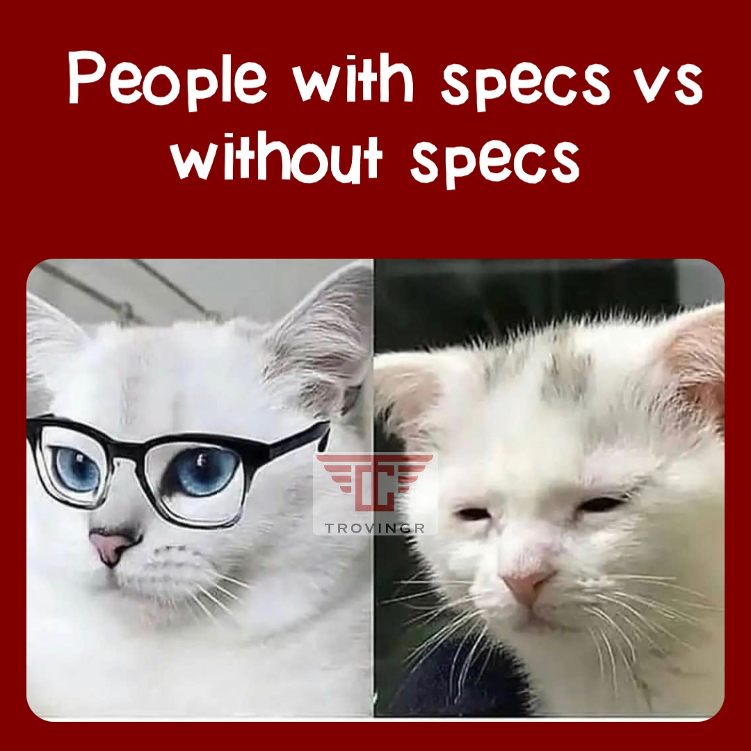People with specs vs without specs