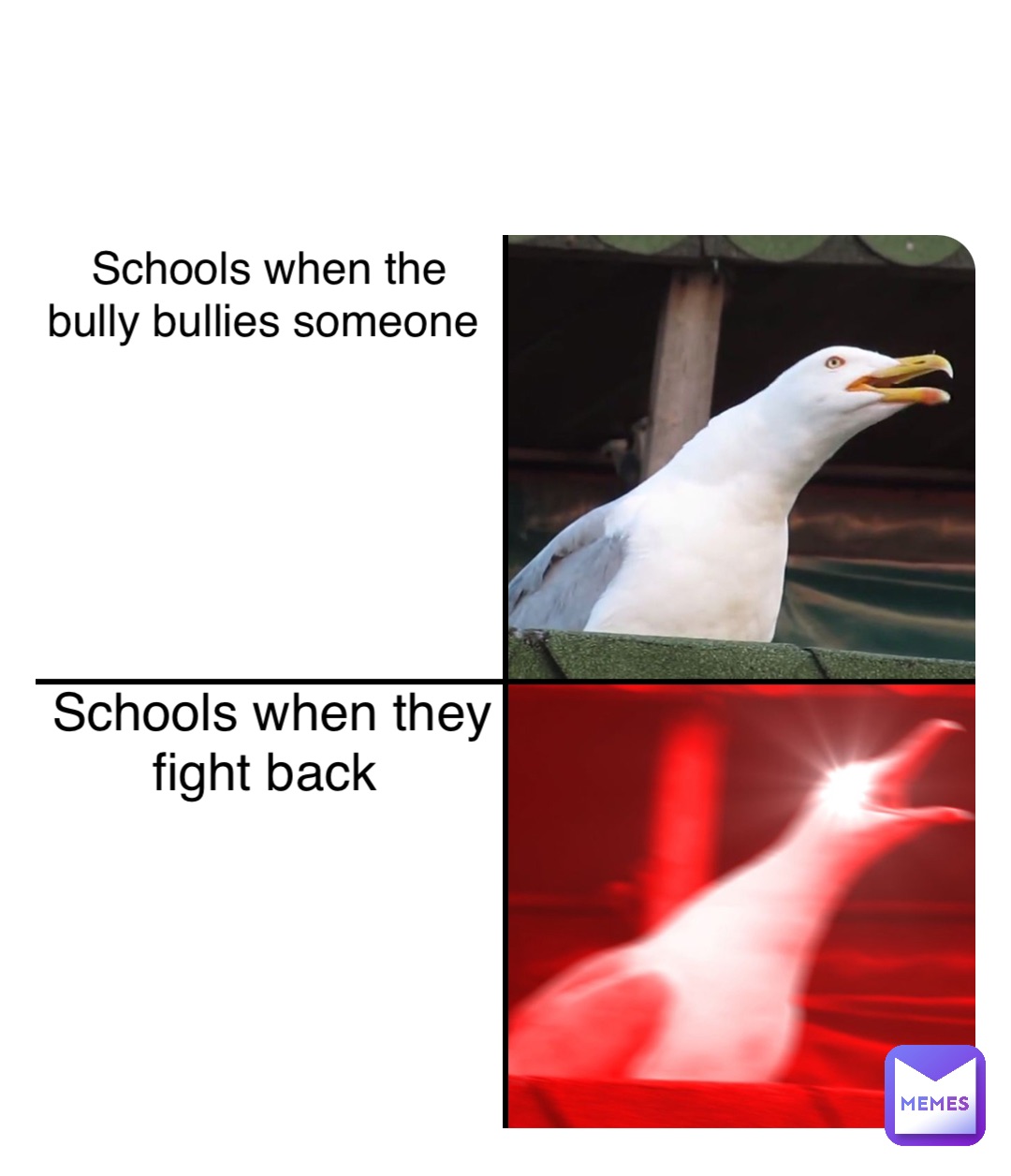 Double tap to edit Schools when the bully bullies someone Schools when they fight back