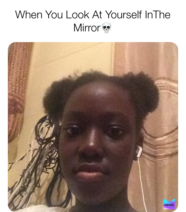 black girl with ponytail meme