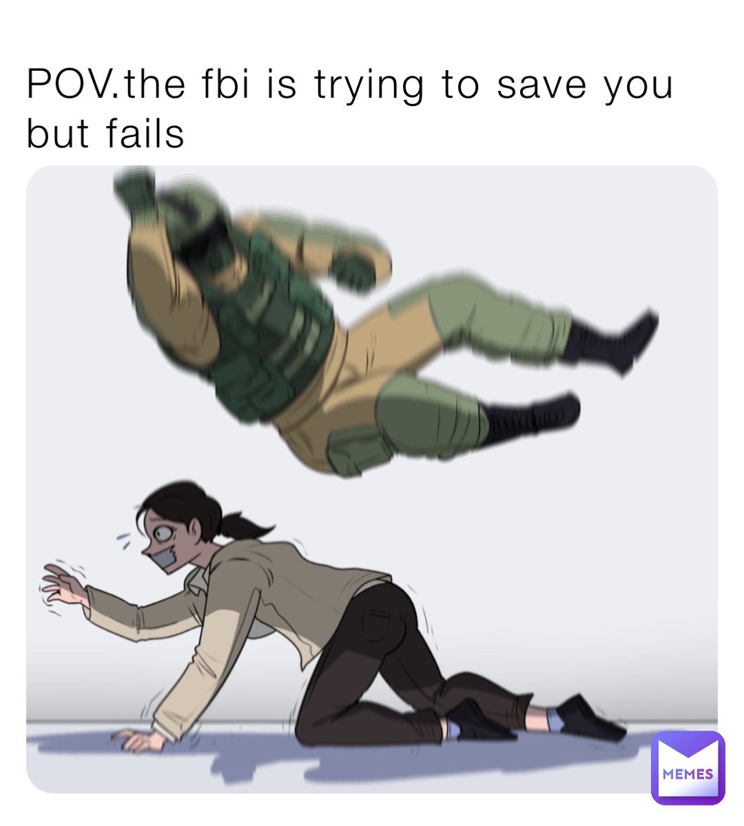 POV.the fbi is trying to save you but fails