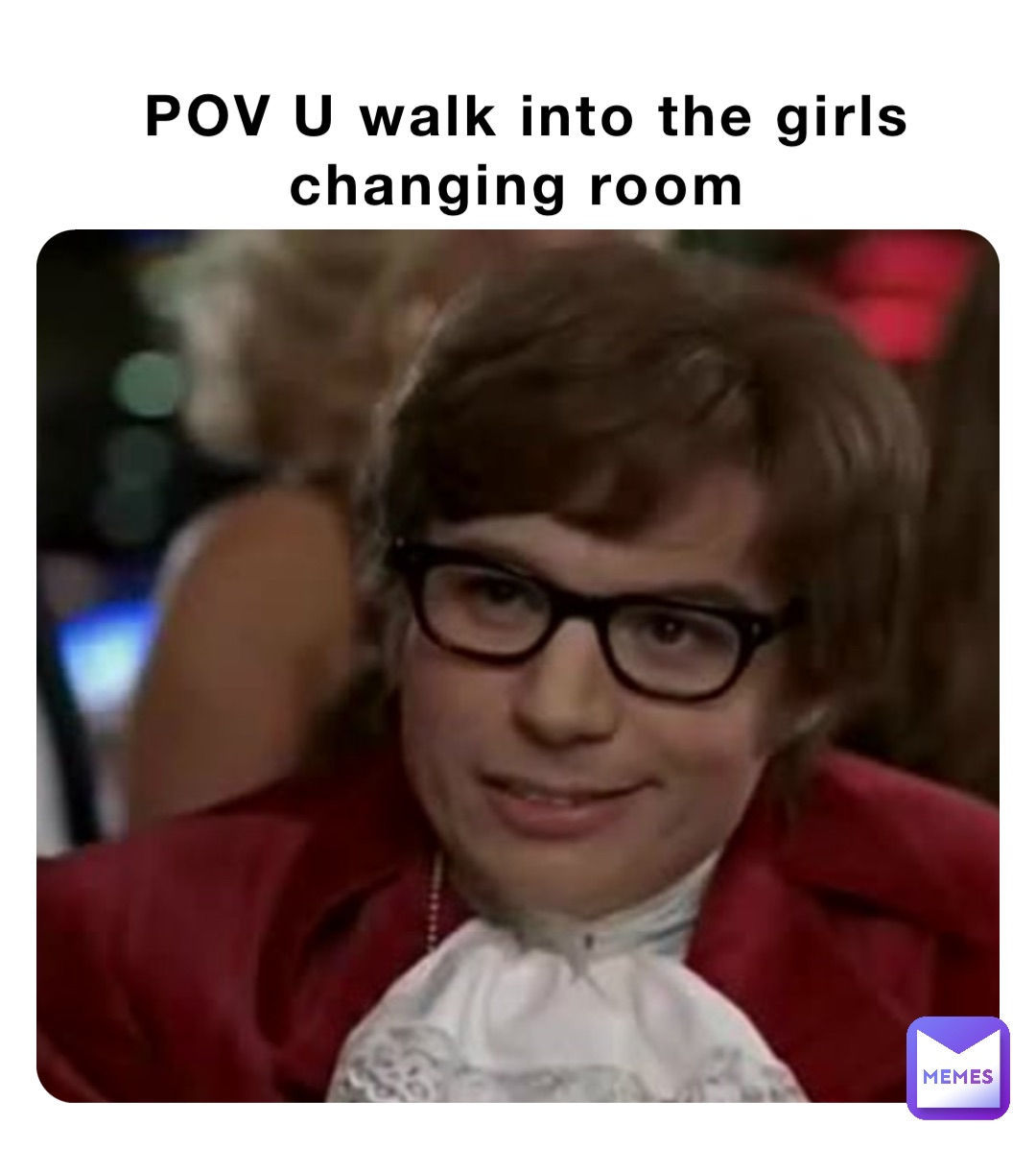 POV U walk into the girls changing room