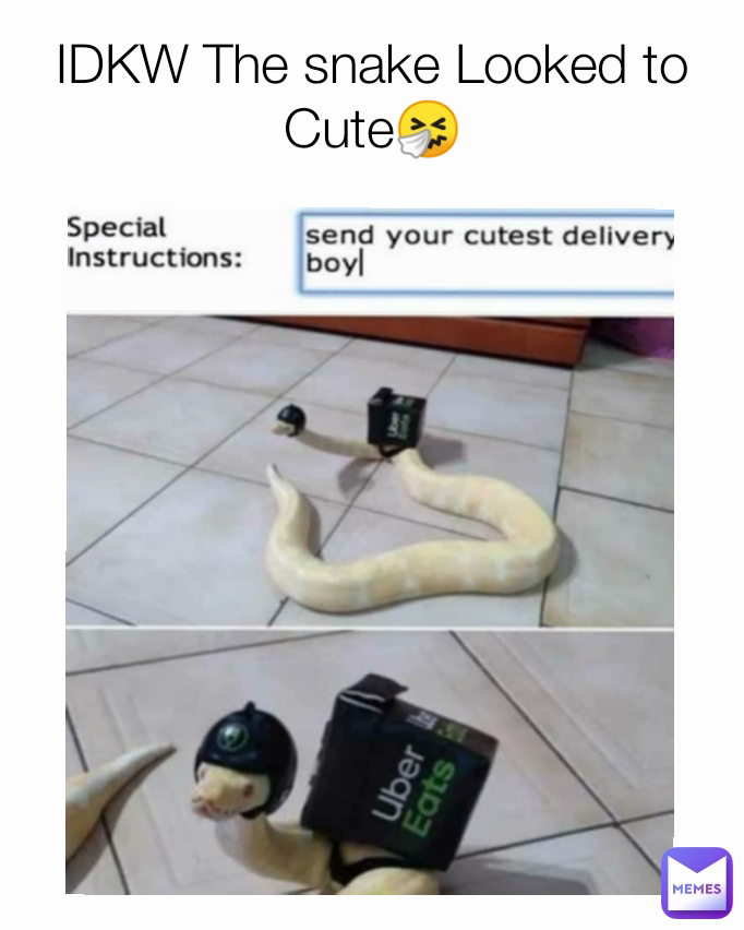 IDKW The snake Looked to Cute🤧