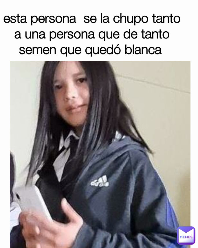 esta persona  se la chupo tanto a una persona que de tanto  semen que quedó blanca 