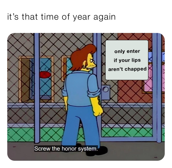 it’s that time of year again 