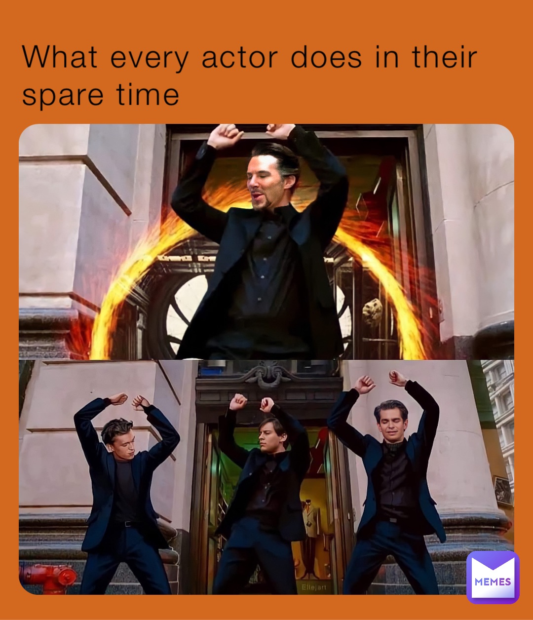 What every actor does in their spare time