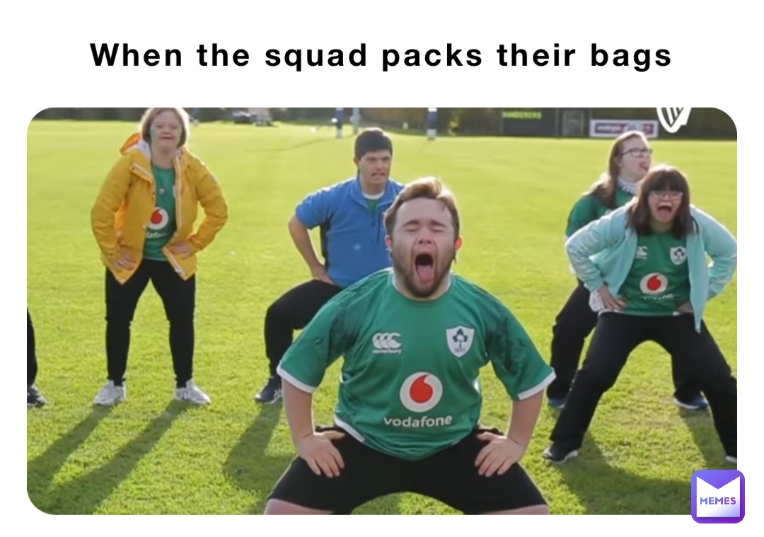 When the squad packs their bags