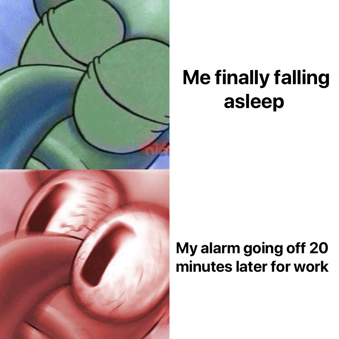 falling asleep at work meme