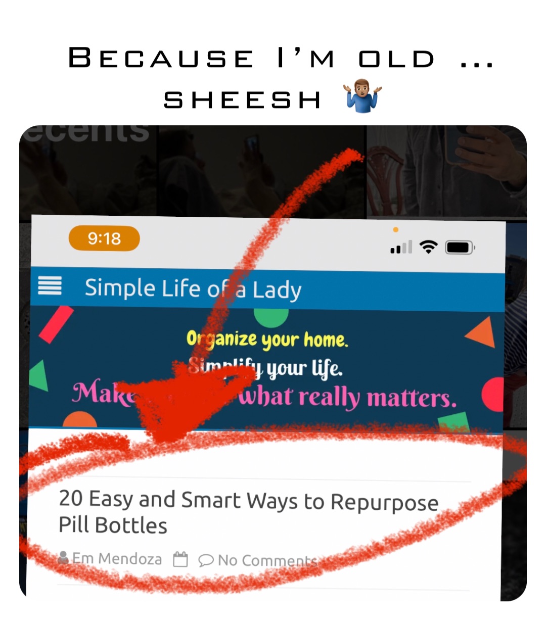 Because I’m old … 
sheesh 🤷🏽‍♂️