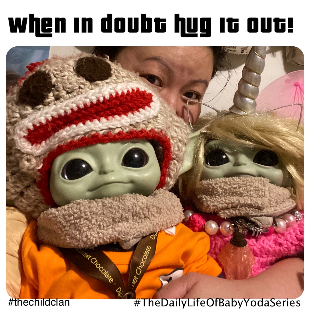 When in doubt hug it out!