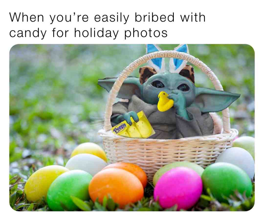 #thedailylifeofbabyyodaseries  #babyyoda  #grogu  #thechildclan  #thechild  #starwars  #mandalorian  #easter