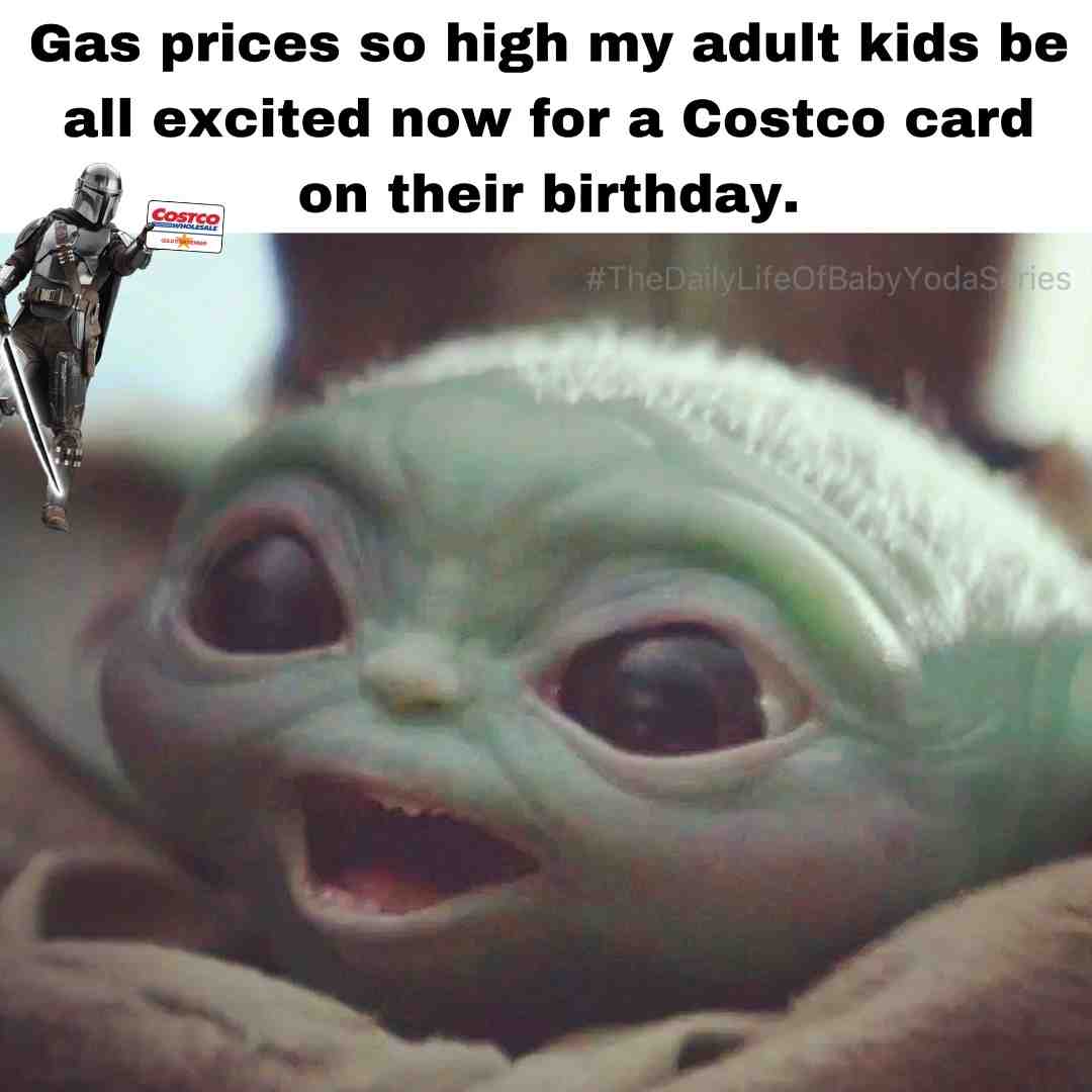 #thedailylifeofbabyyodaseries  #babyyoda  #grogu  #thechildclan  #thechild  #starwars  #mandalorian  #gasprices