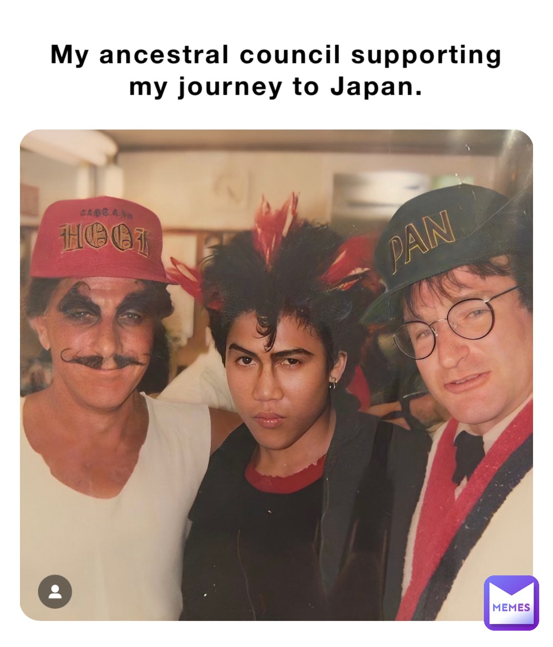My ancestral council supporting my journey to Japan.