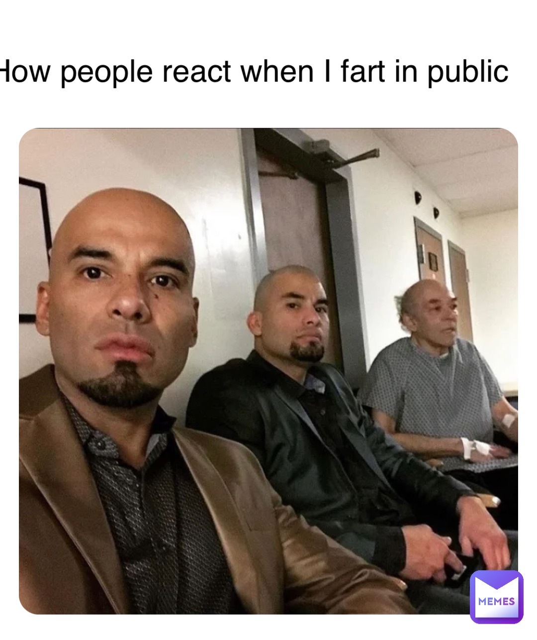 Double tap to edit How people react when I fart in public