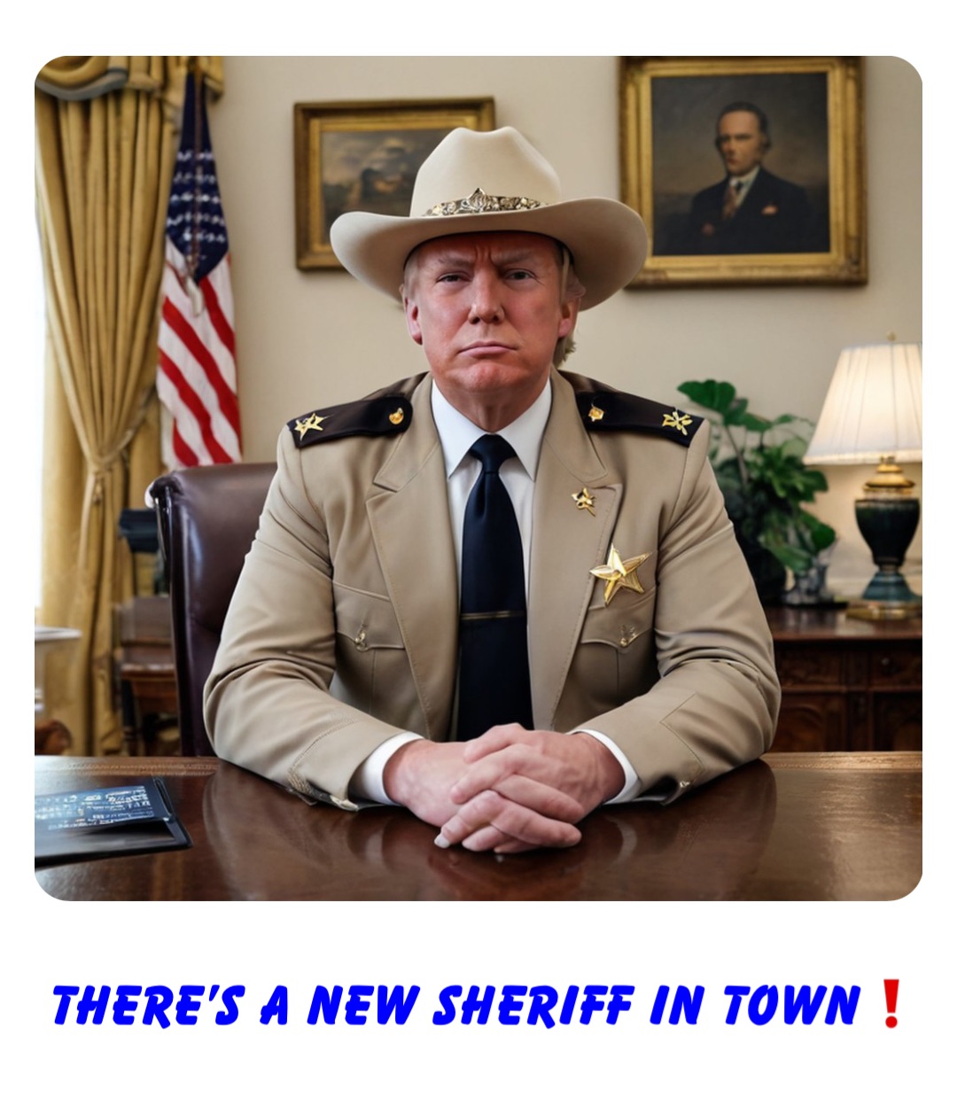 There’s a new sheriff in town❗️