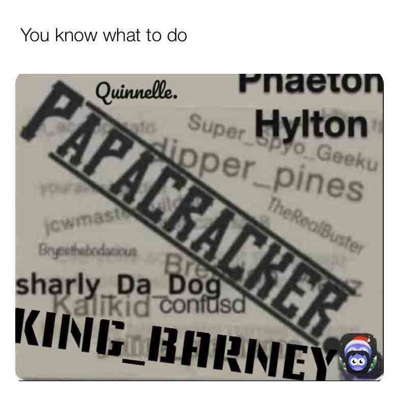 Meme shared by @KING_BARNEY