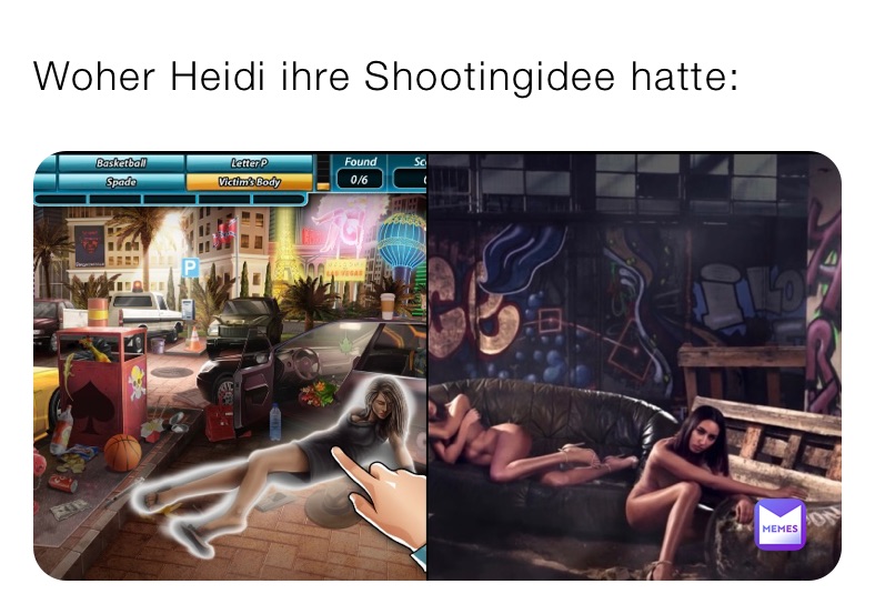 Woher Heidi ihre Shootingidee hatte: