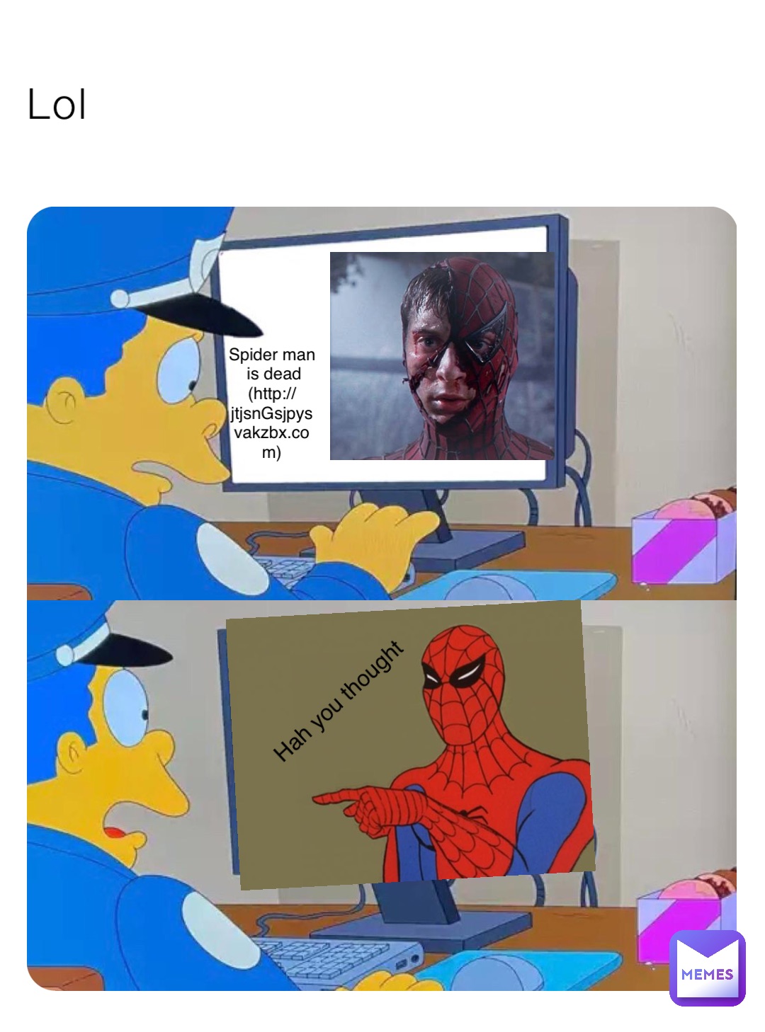 Lol Spider man is dead (http://jtjsnGsjpysvakzbx.com) Hah you thought